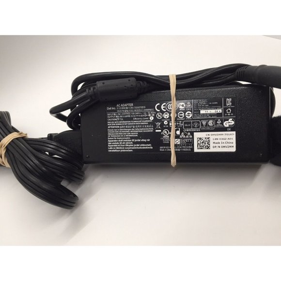Dell AC Power Supply Adapter Output 19.5V 4.62A 90W Model AA90PM111 China Black - Picture 5 of 7